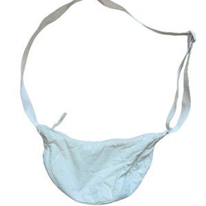 UNIQLO off-white crescent shoulder bag